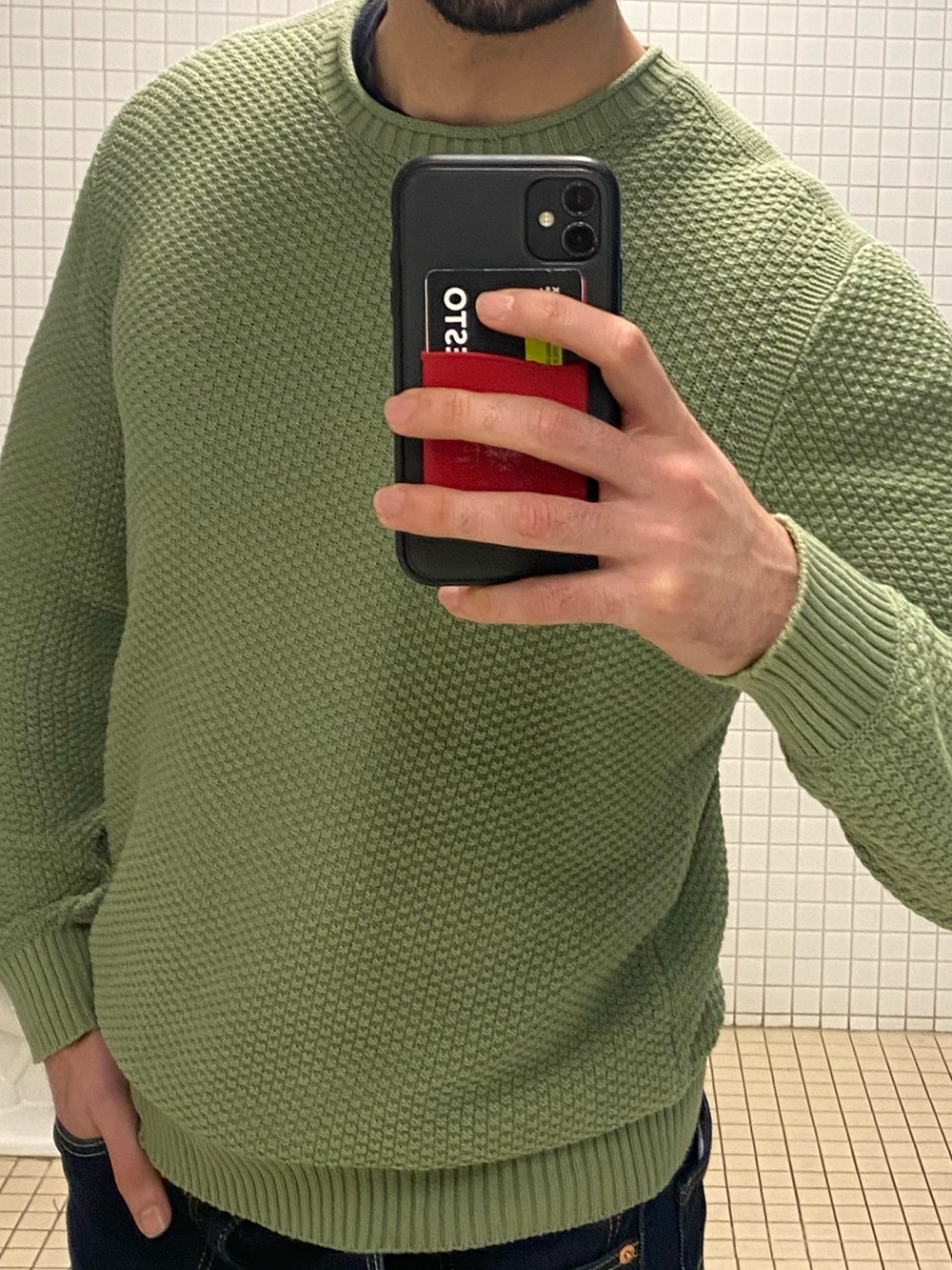Old Navy Olive Green Sweater - Picture 4 of 4